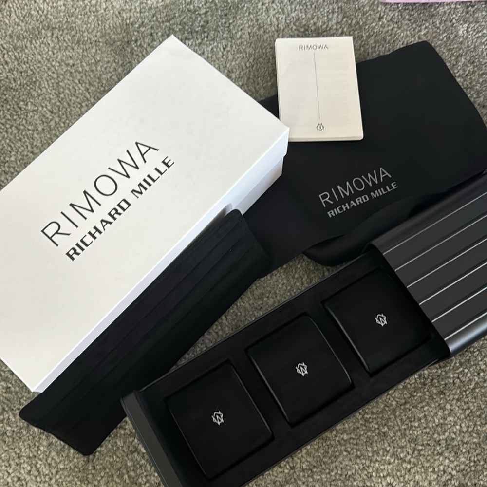 NEW RICHARD MILLE x RIMOWA collaborate Watch box